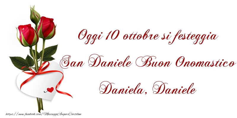 Buon Onomastico Daniela, Daniele - Cartoline onomastico