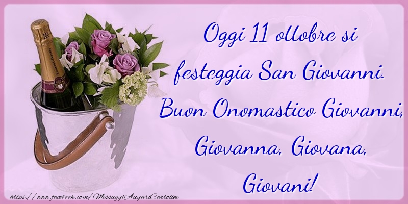 Buon Onomastico Giovanni, Giovanna, Giovana, Giovani! - Cartoline onomastico