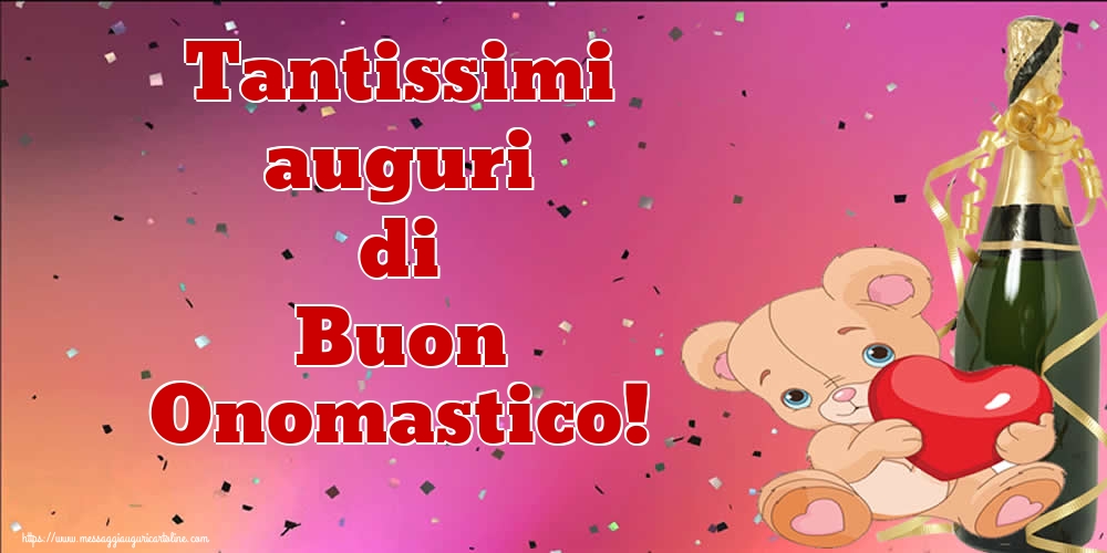 Tantissimi auguri di Buon Onomastico! - Cartoline onomastico