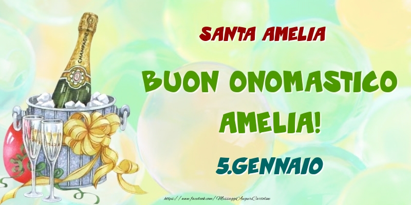 Santa Amelia Buon Onomastico Amelia 5 Gennaio