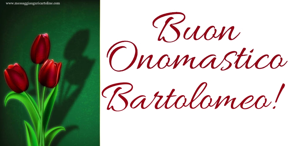 Buon Onomastico Bartolomeo! - Cartoline onomastico