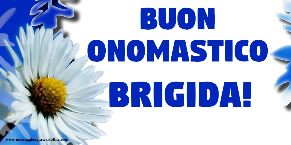 Buon Onomastico Brigida! - Cartoline onomastico