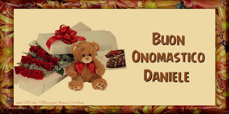 Buon Onomastico Daniele - Cartoline onomastico con animali