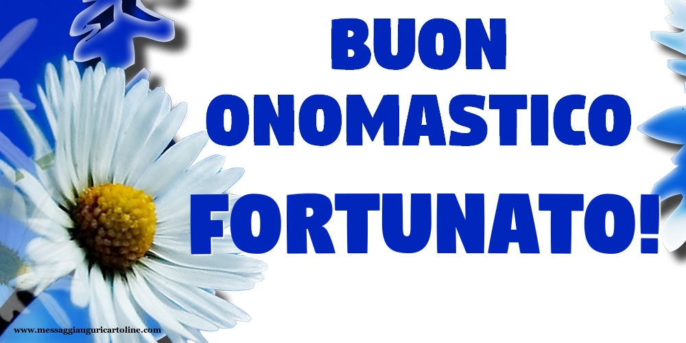 Buon Onomastico Fortunato! - Cartoline onomastico