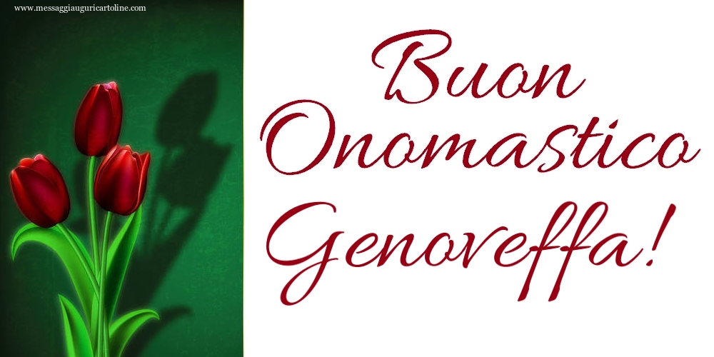 Buon Onomastico Genoveffa! - Cartoline onomastico