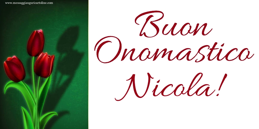 Buon Onomastico Nicola! - Cartoline onomastico