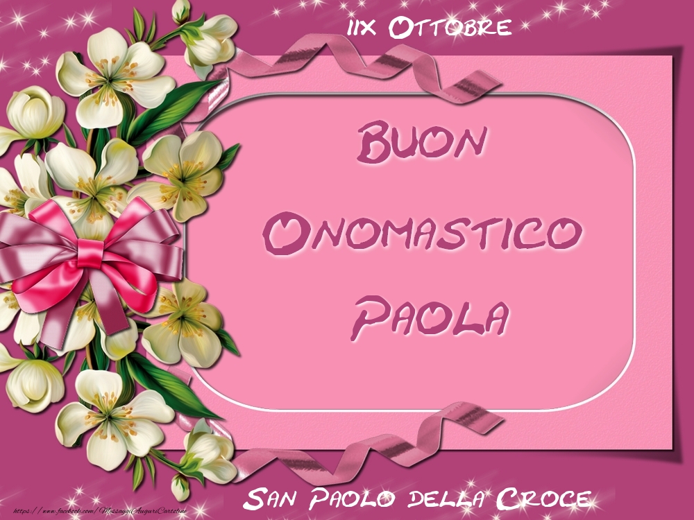 Cartoline Onomastico Con Nome Paola Pagina 29