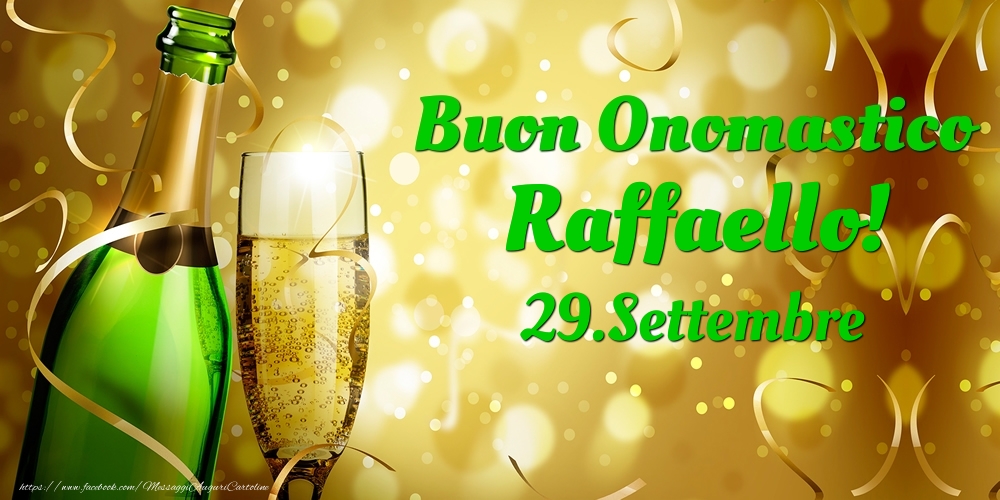  Buon Onomastico Raffaello! 29.Settembre - - Cartoline onomastico