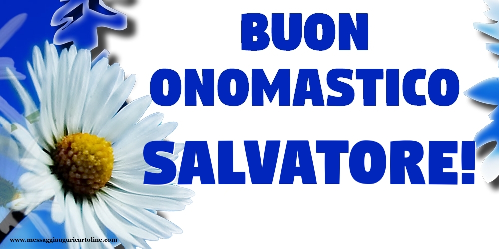 Buon Onomastico Salvatore! - Cartoline onomastico